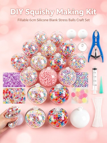 15pc diy squishy - diy, making