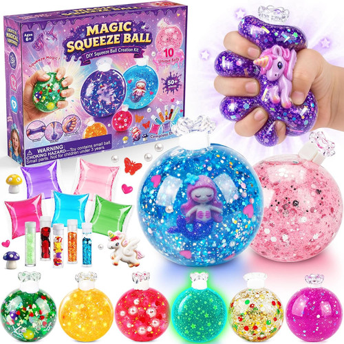 Diy squishy balls making - balls, kit