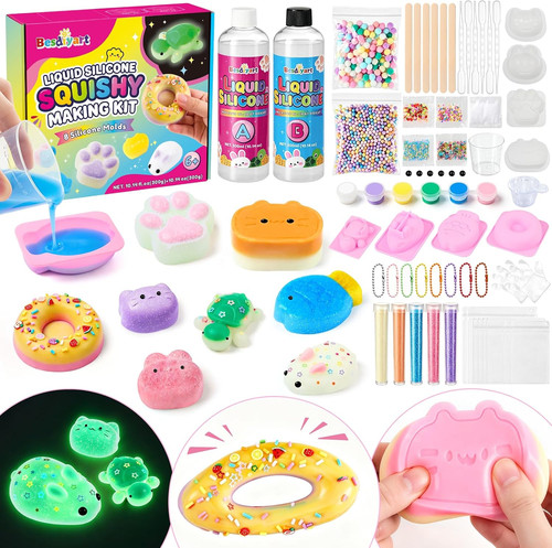 Liquid silicone squishy - liquid, making
