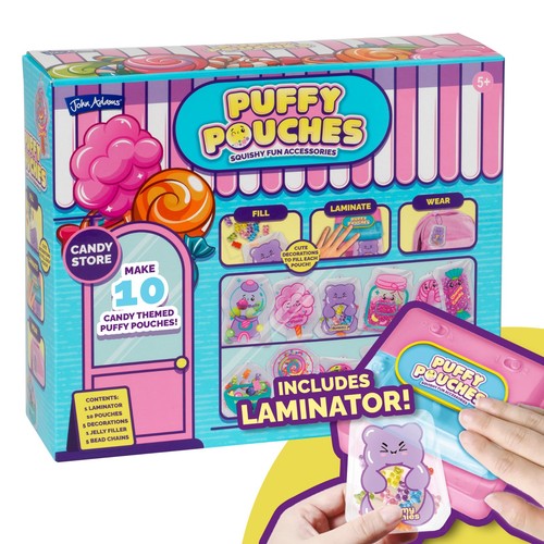 Puffy pouches candy store - candy, set