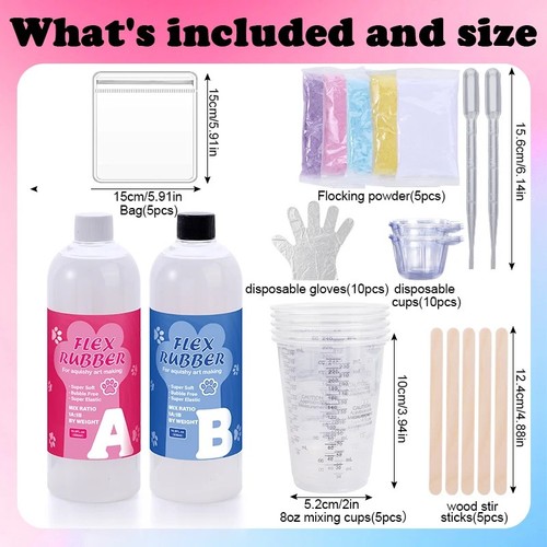 Silicone squishy kit - silicone,
