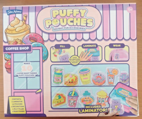Puffy pouches coffee shop set - shop,