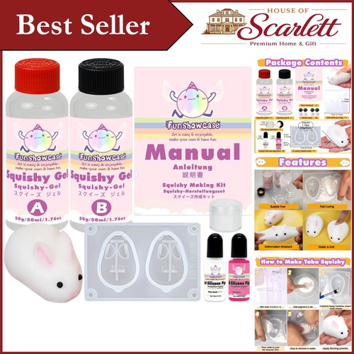 Diy rabbit squishy making - rabbit,