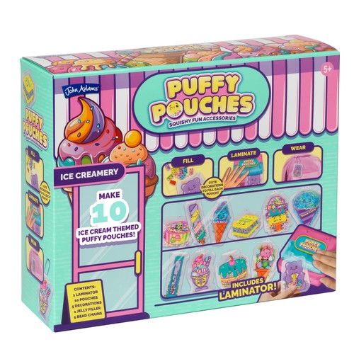 Puffy pouches ice - creamery, set